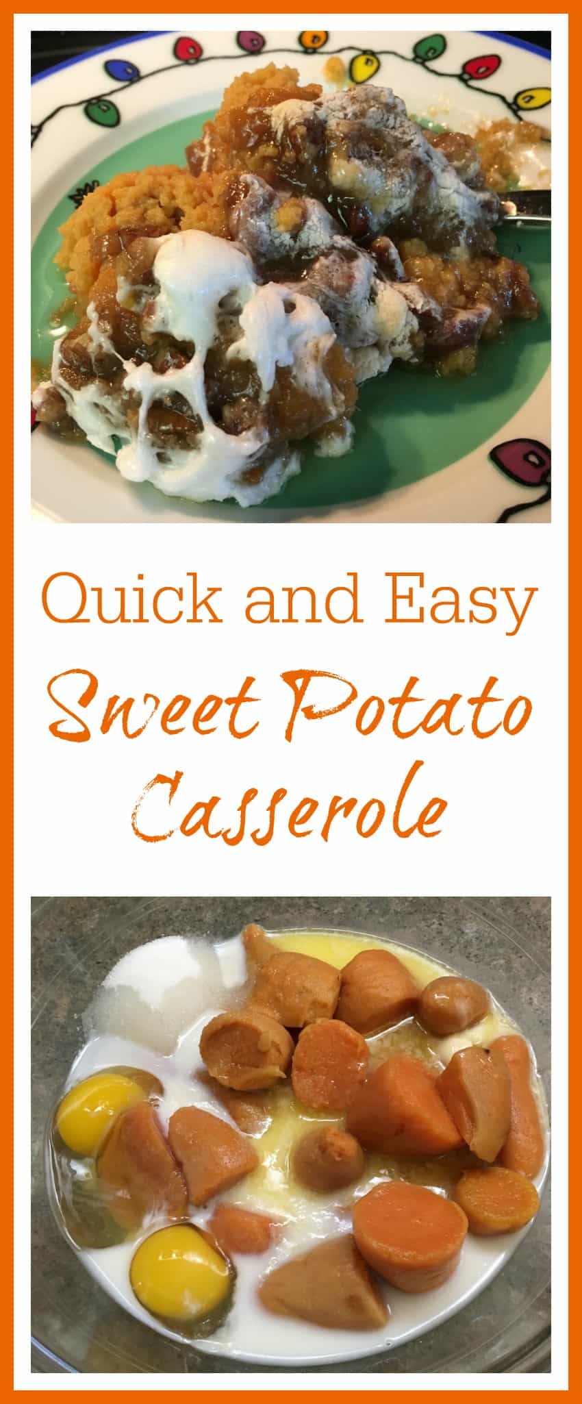 Savory Quick and Easy Holiday Sweet Potato Casserole - Back To My ...