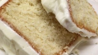 Pound Cake with a Cream Cheese Frosting - Back To My Southern Roots