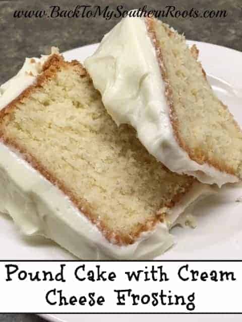 Cream Cheese Pound Cake Recipe - Grandbaby Cakes