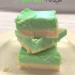 Fudge is good anytime of the year. Add a little peppermint and get a twist on your old favorite.