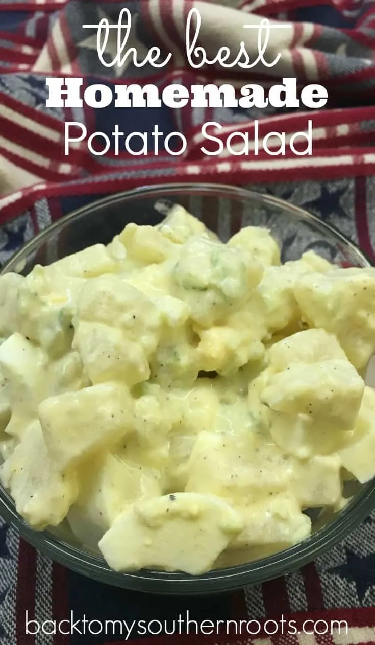 How To Make The Best Easy Creamy Simple Potato Salad Back To My