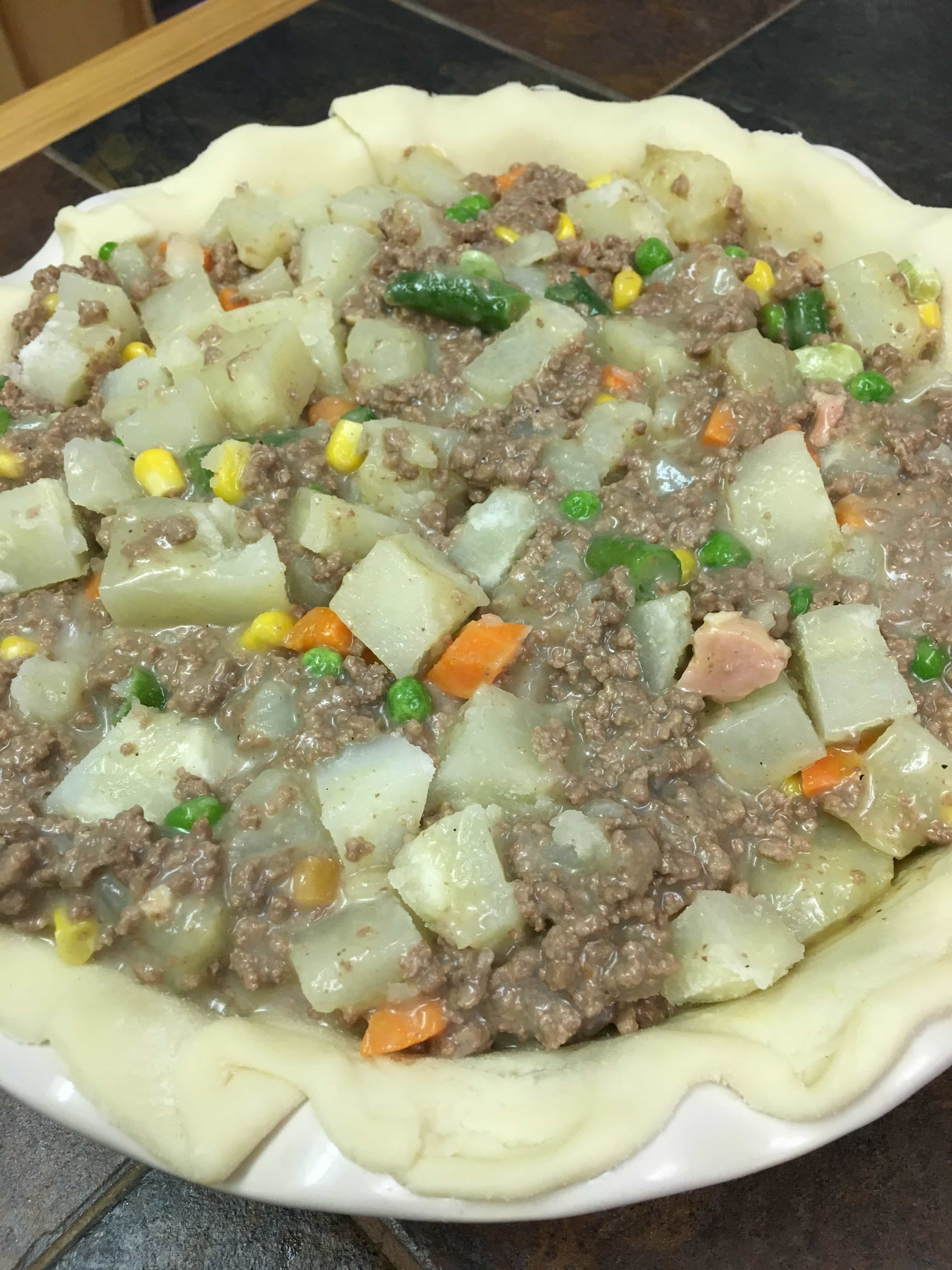 Easy Ground Beef Pot Pie Recipe Back To My Southern Roots