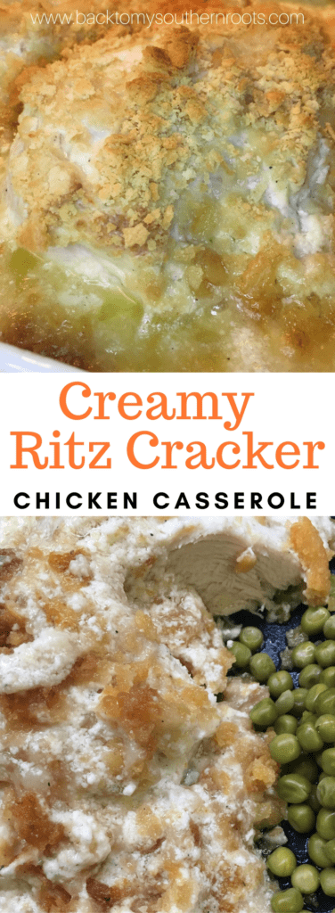 Chicken Casserole With Ritz Crackers - Back To My Southern Roots