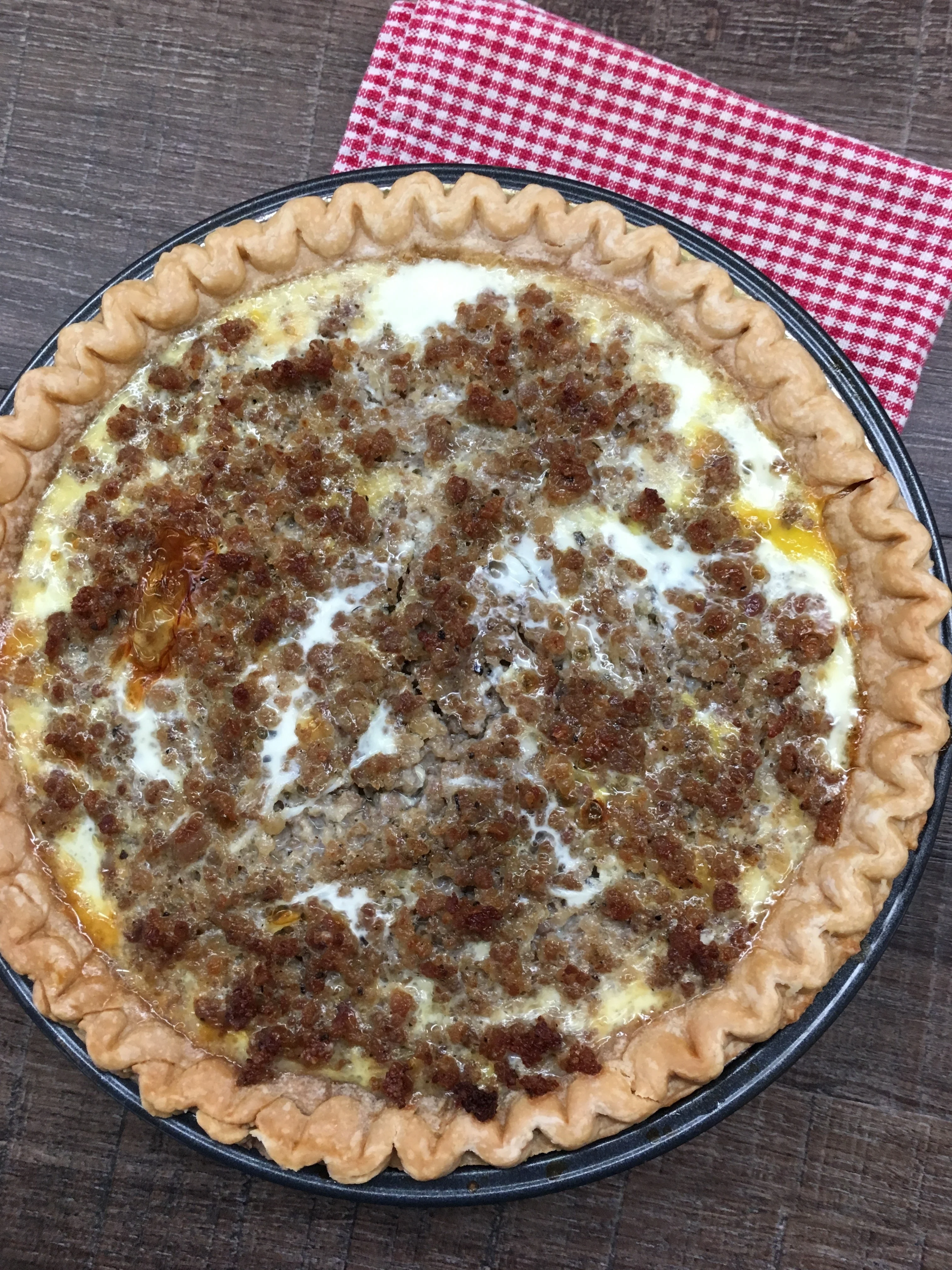 Breakfast Quiche - Pinch and Swirl