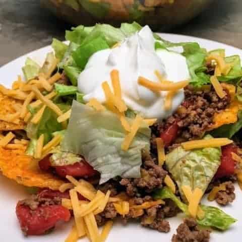 Easy Dorito Taco Salad - Back To My Southern Roots