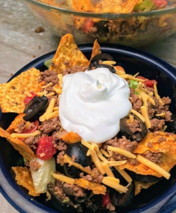 Easy Dorito Taco Salad Back To My Southern Roots