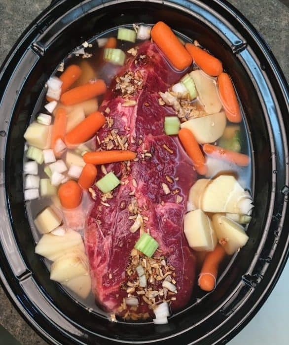 Easy Crock Pot Chuck Roast - Deliciously Seasoned