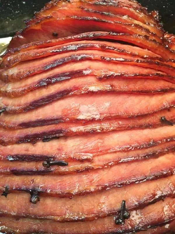 Simple Baked Ham with Brown Sugar Glaze