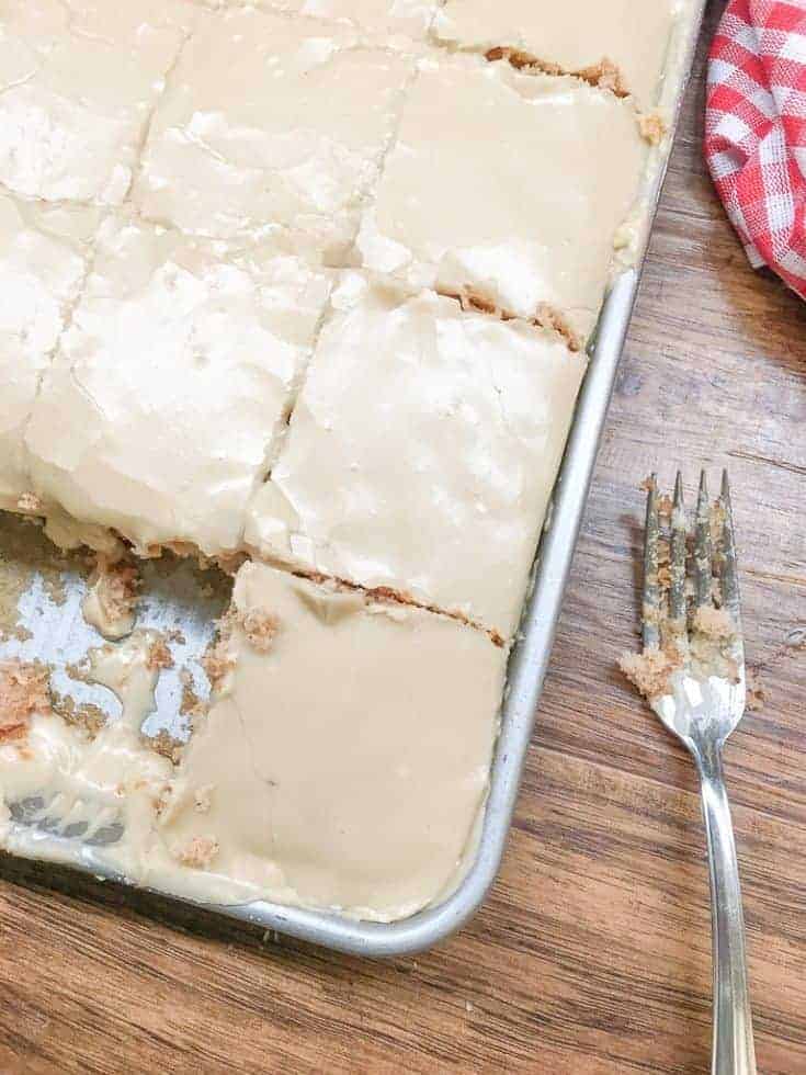 Buttermilk Texas Sheet Cake - Back To My Southern Roots