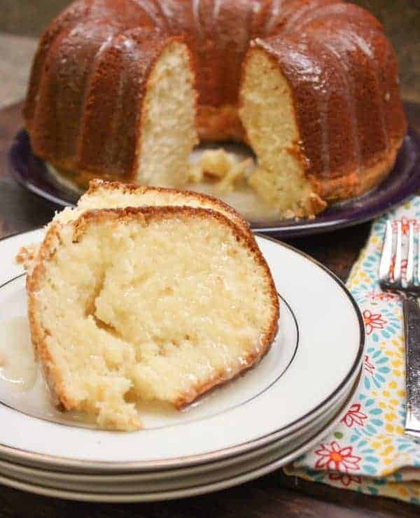 Easy Cranberry and White Chocolate Pound Cake