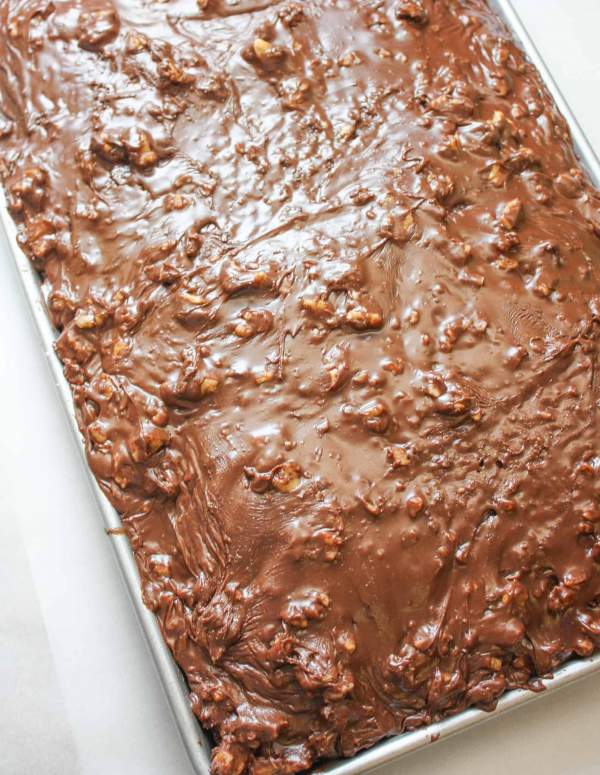 Texas Chocolate Sheet Cake with Buttermilk - Back To My Southern Roots