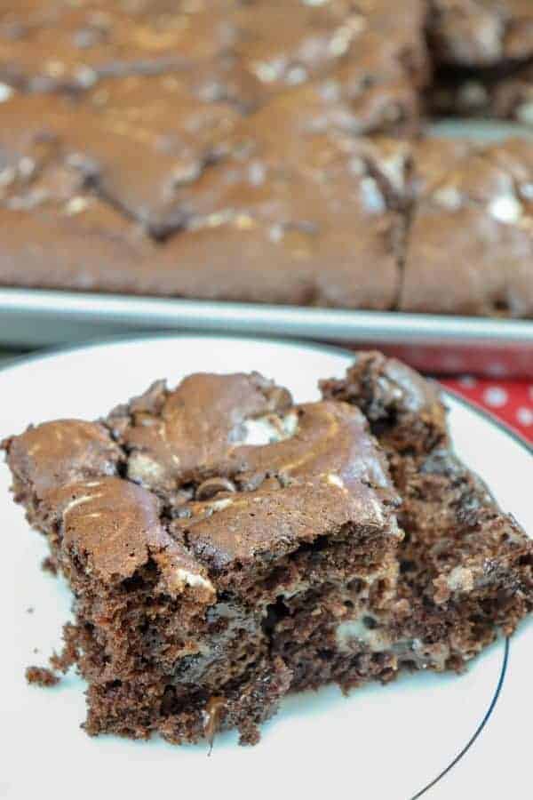 Chocolate Marble Cake Bar Recipe - Back To My Southern Roots