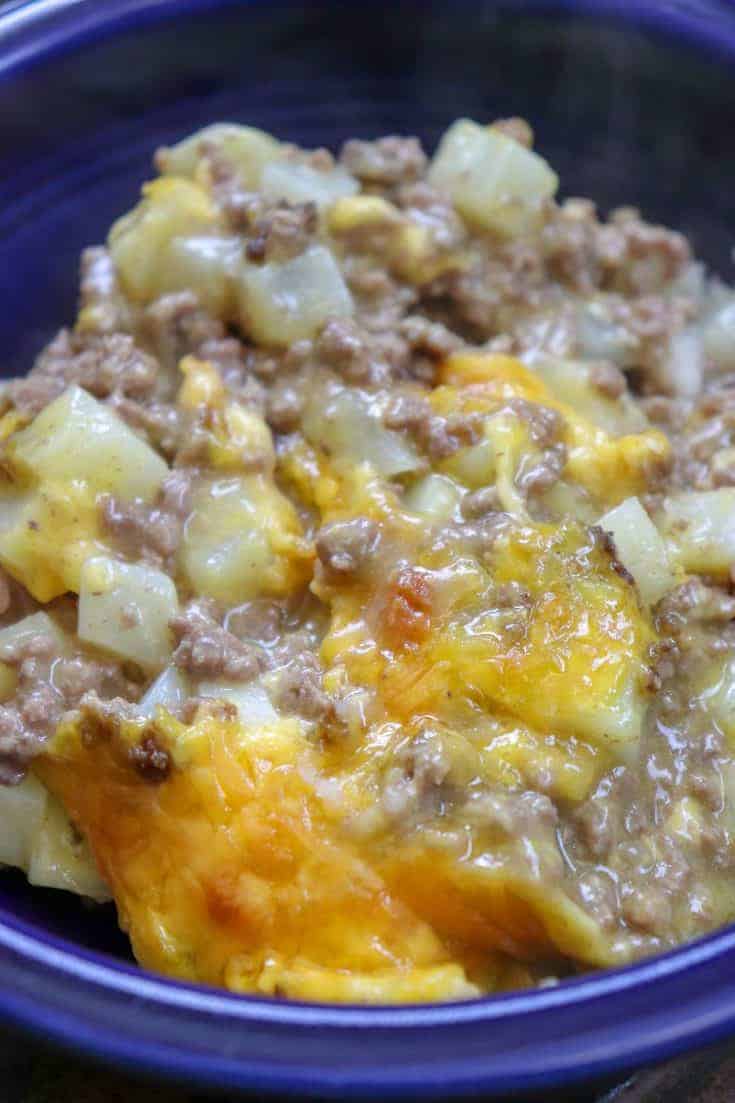 5-Ingredient Ground Beef Casserole - Back To My Southern Roots