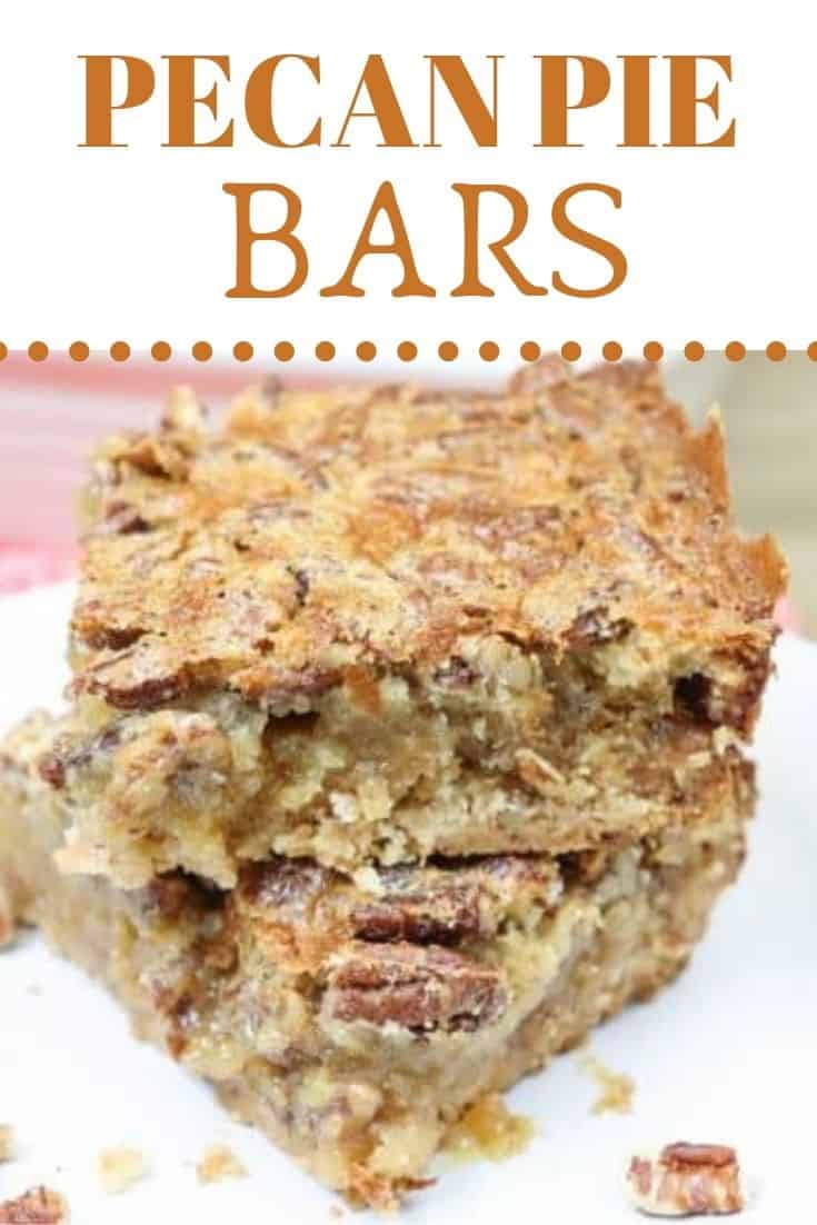 Easy Pecan Pie Bars Recipe