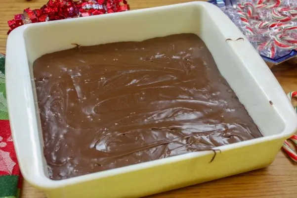 5-Minute Peppermint Fudge - Back To My Southern Roots