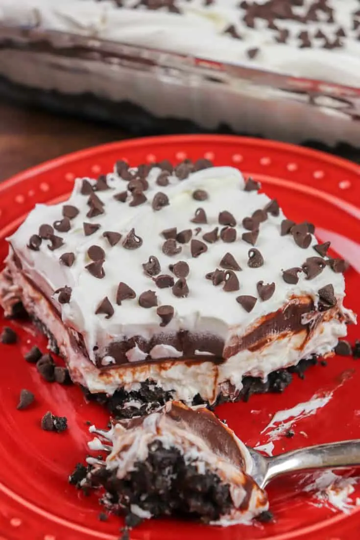 Chocolate Lasagna - An Easy No-Bake Layered Homemade Dessert - Back To ...