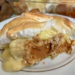 Picture of banana pudding on a plate.