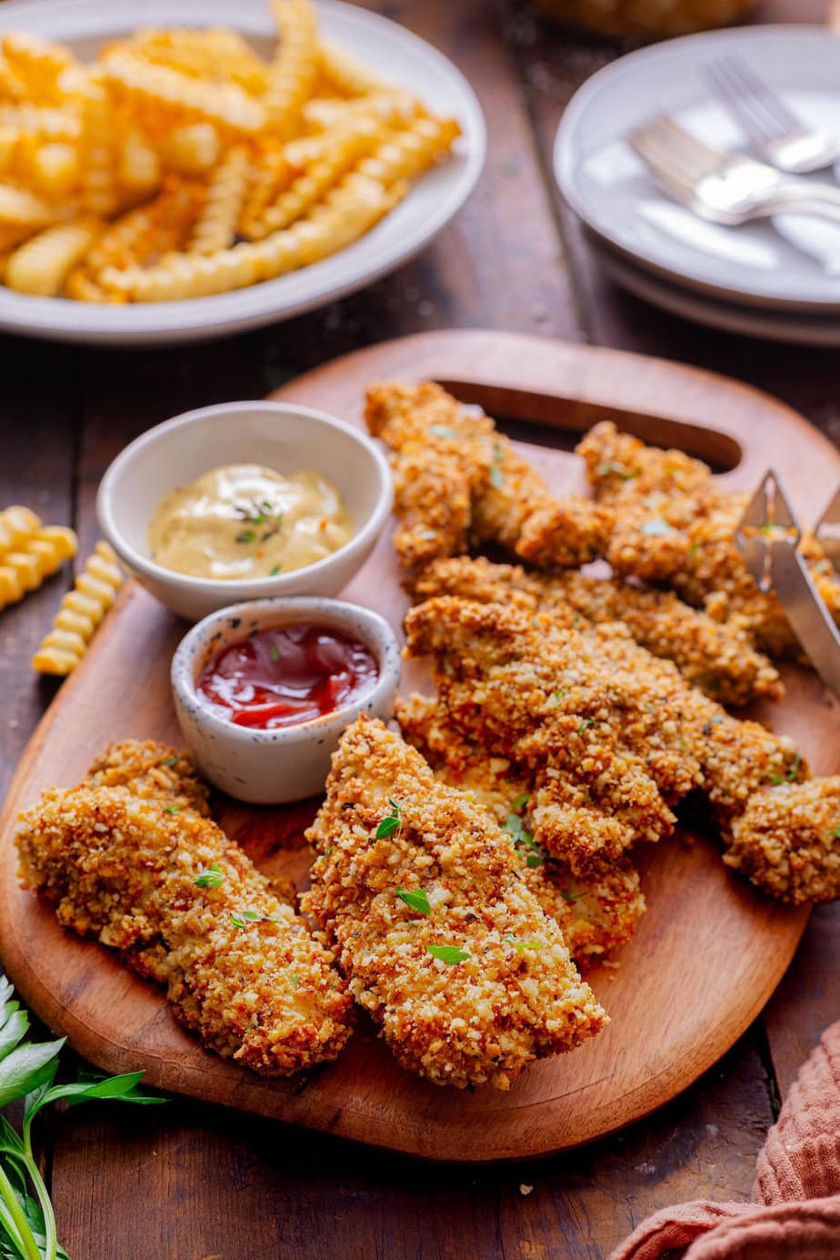 Baked Buttermilk Chicken Strips - Back To My Southern Roots