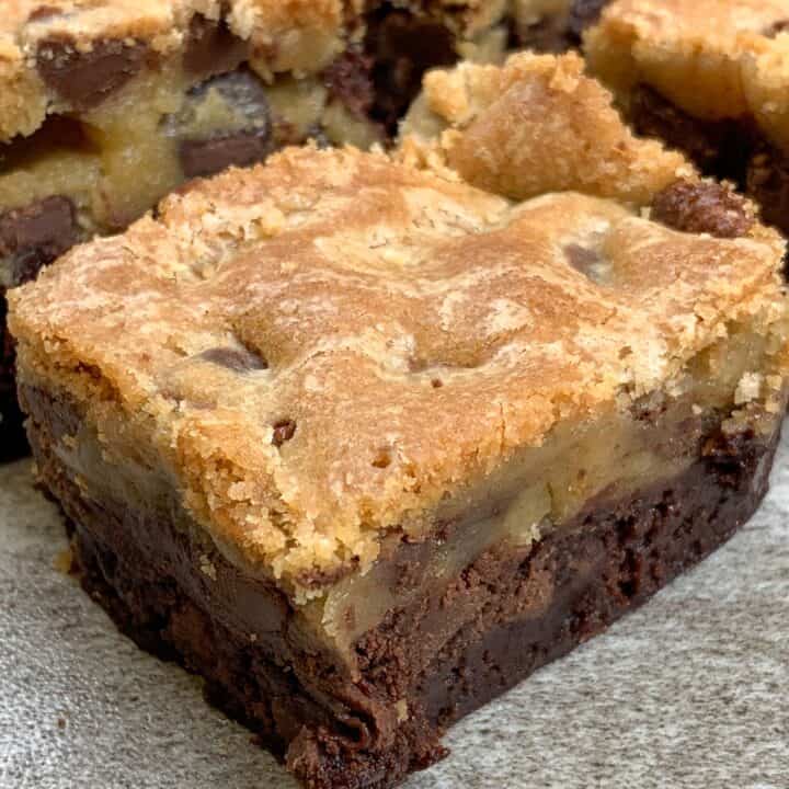 Brookie Bars = Sugar Cookie Bars + Brownies