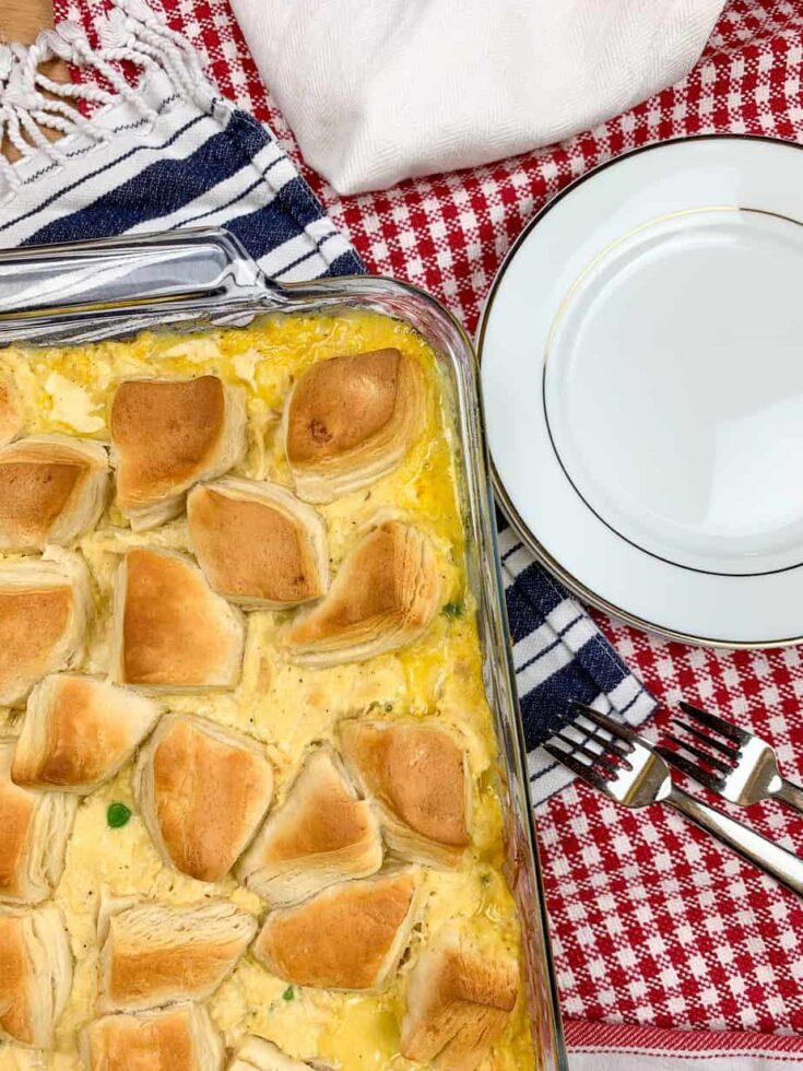 Chicken and Biscuit Casserole - Back To My Southern Roots