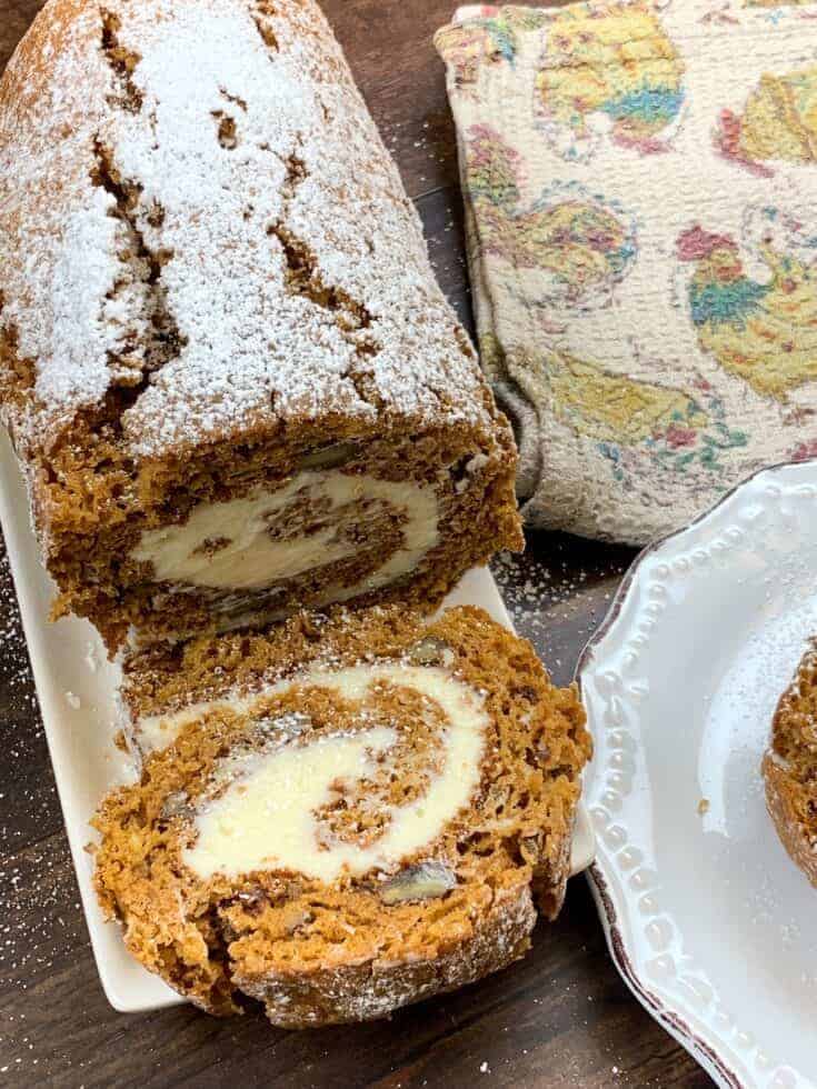 PUMPKIN ROLL RECIPE - Butter with a Side of Bread