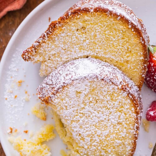 Classic Old Fashioned Cream Cheese Pound Cake Recipe - Back To My ...