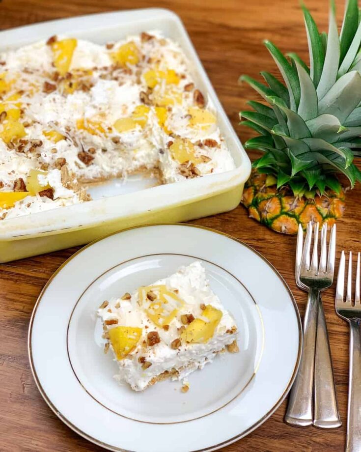 Easy NoBake Pineapple Lush Dessert Back To My Southern Roots