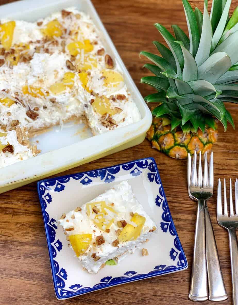 Easy NoBake Pineapple Lush Dessert Back To My Southern Roots