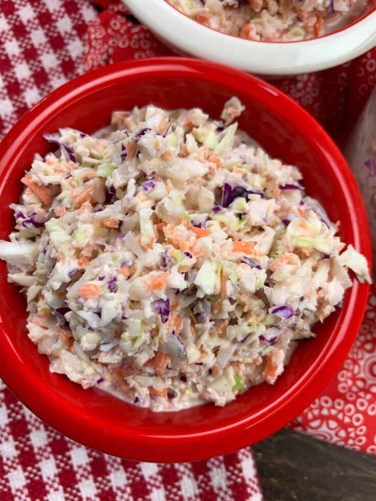 Easy Copycat Chick-Fil-A Coleslaw Recipe (Authentic) - Back To My ...