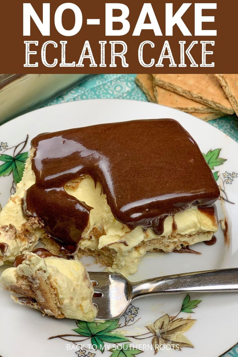 No Bake Eclair Cake Back To My Southern Roots 1624