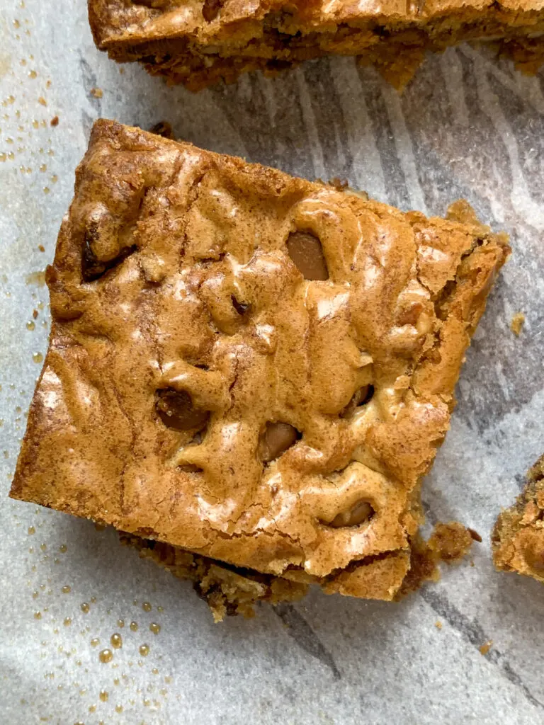 The Best Brown Butter Brownies - Browned Butter Blondie