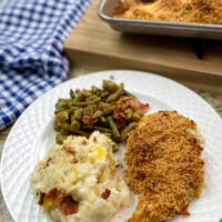 Crispy Oven Baked Panko Chicken - Back To My Southern Roots