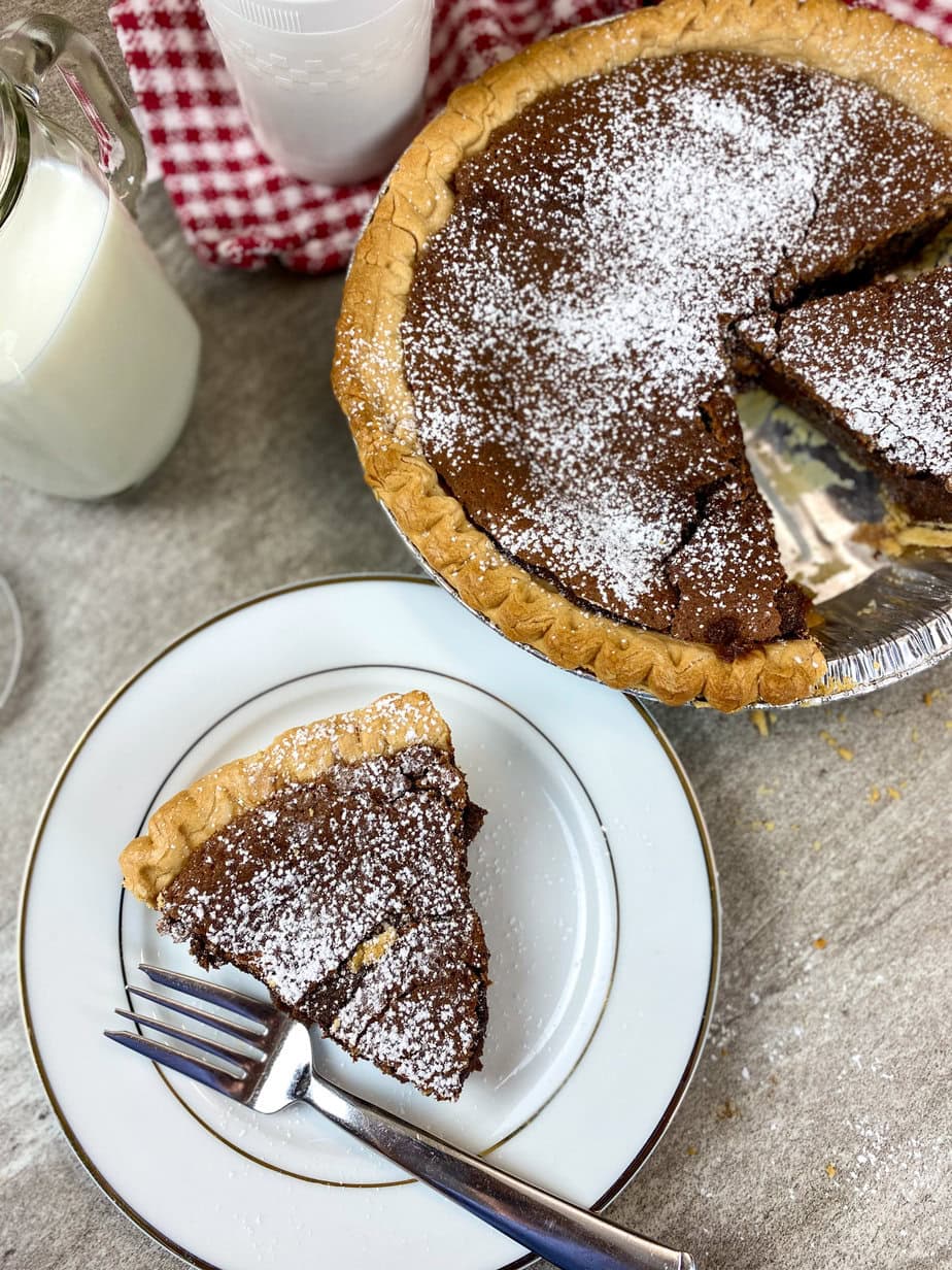 Chocolate Chess Pie - Back To My Southern Roots