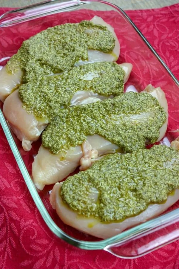 Easy Baked Pesto Chicken Recipe Back To My Southern Roots