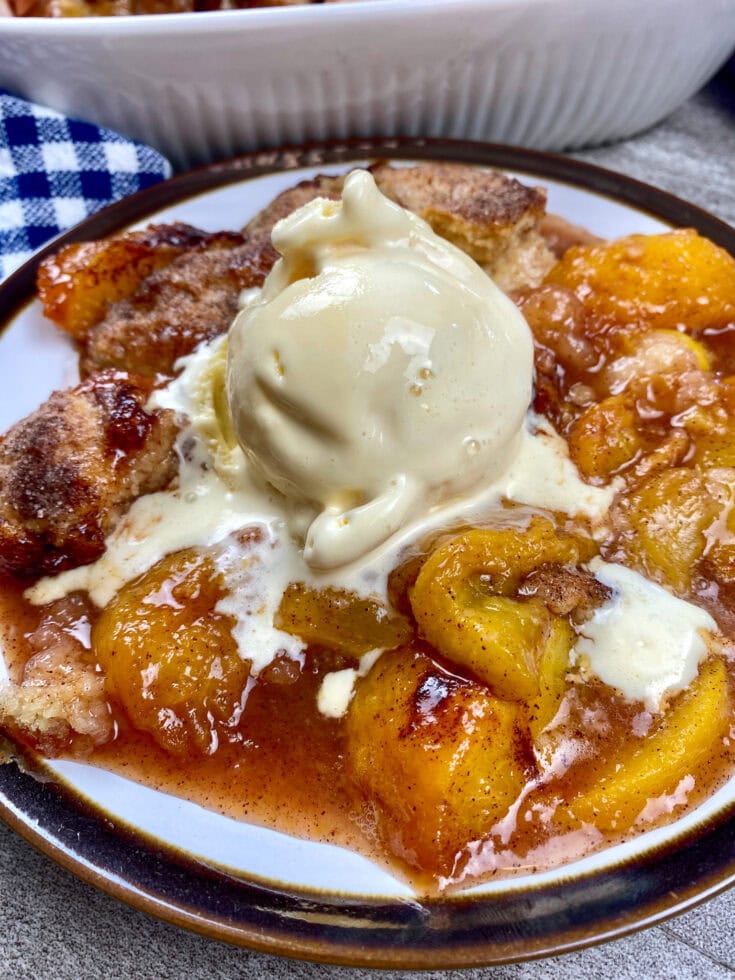 Southern Peach Cobbler Back To My Southern Roots