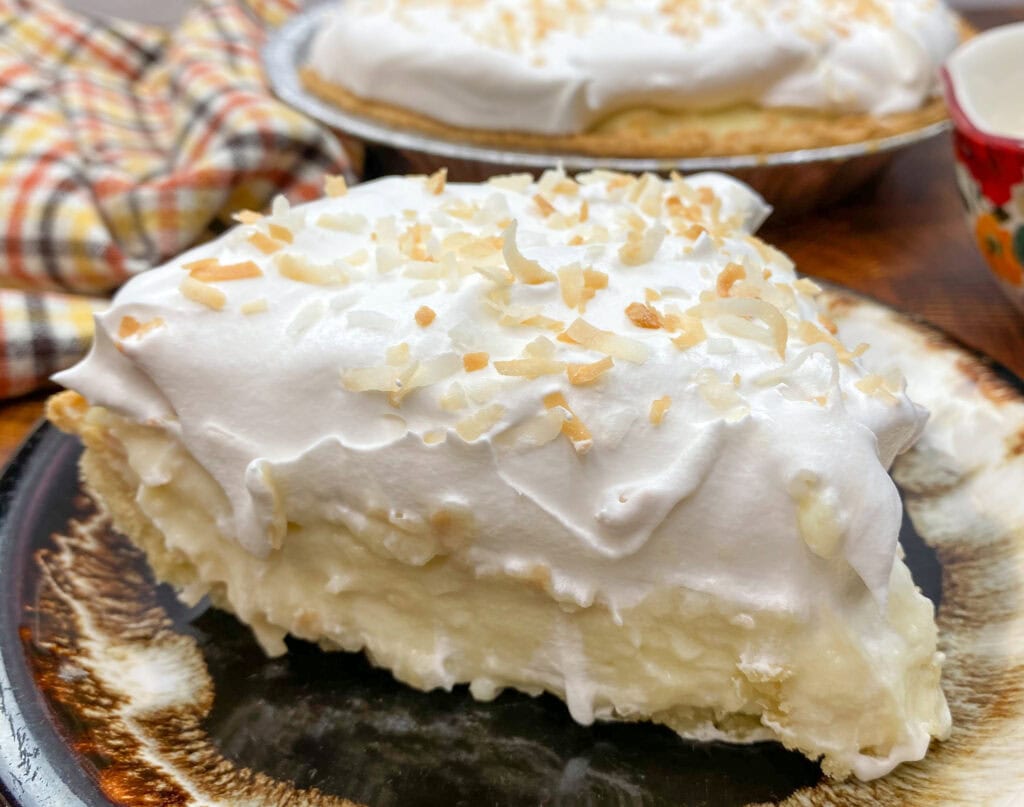 Homemade Coconut Cream Pie Recipe - Back To My Southern Roots