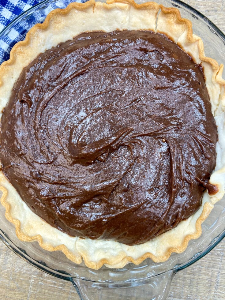 Homemade Old Fashioned Chocolate Pie Recipe Back To My Southern Roots