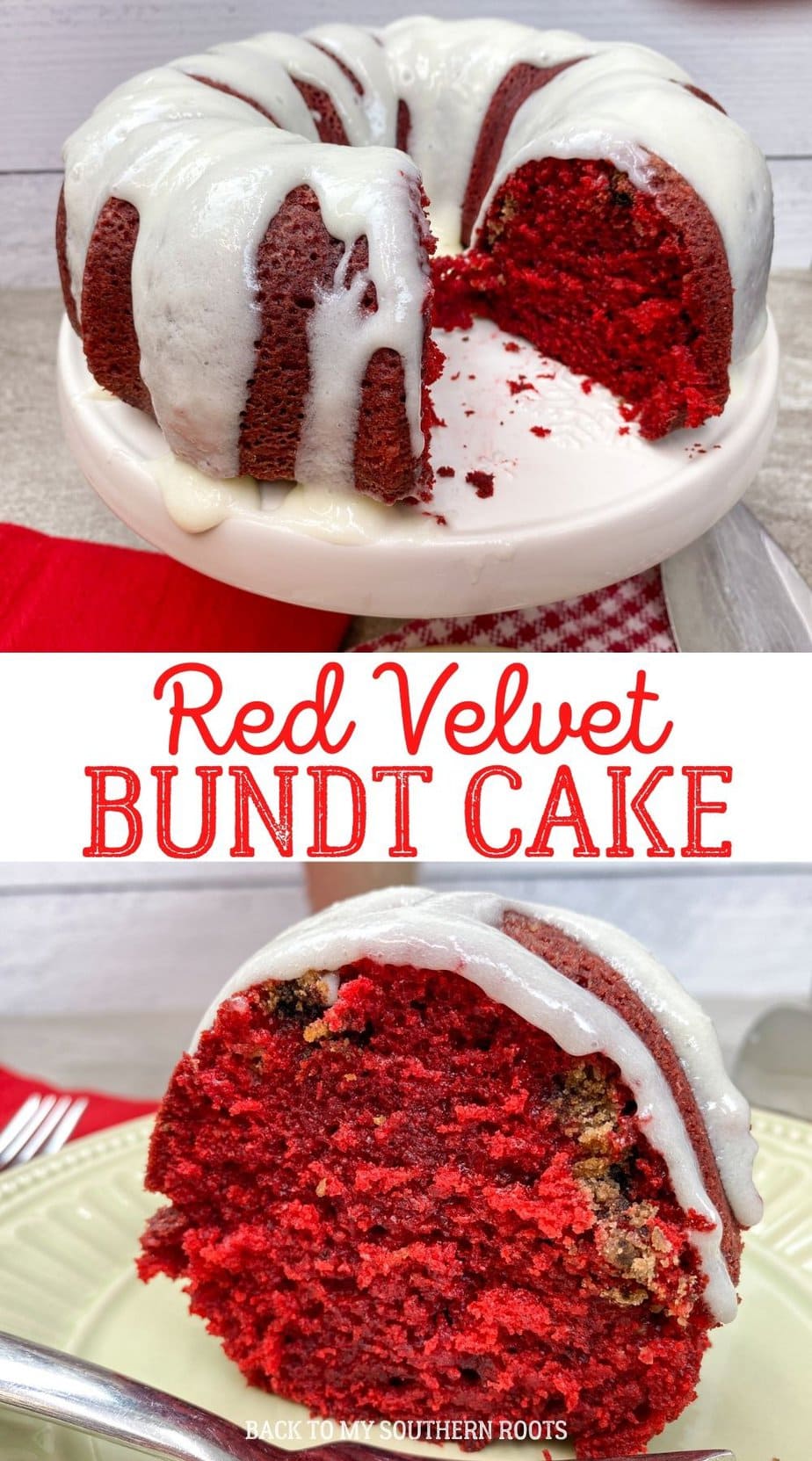 Red Velvet Bundt Cake - Back To My Southern Roots