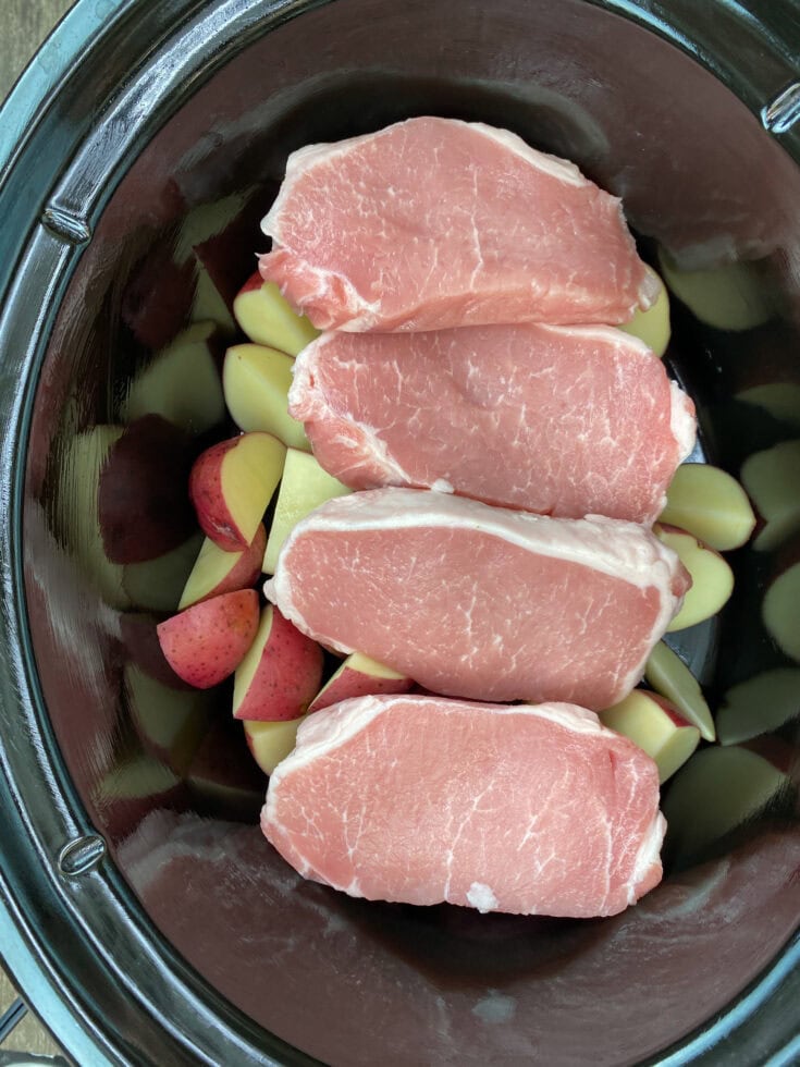 Slow Cooker Ranch Pork Chops - Back To My Southern Roots