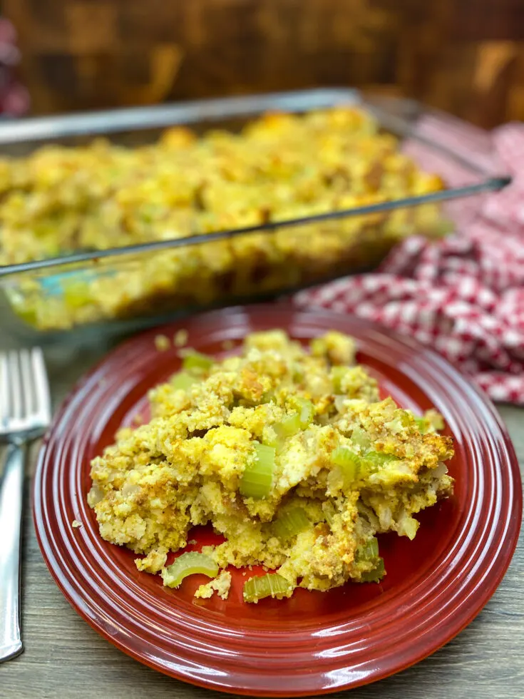 Easy Holiday Jiffy Cornbread Dressing : Cooking With Bliss