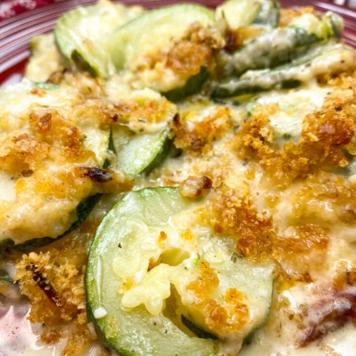 Easy Cheesy Baked Zucchini Casserole Back To My Southern Roots 3897