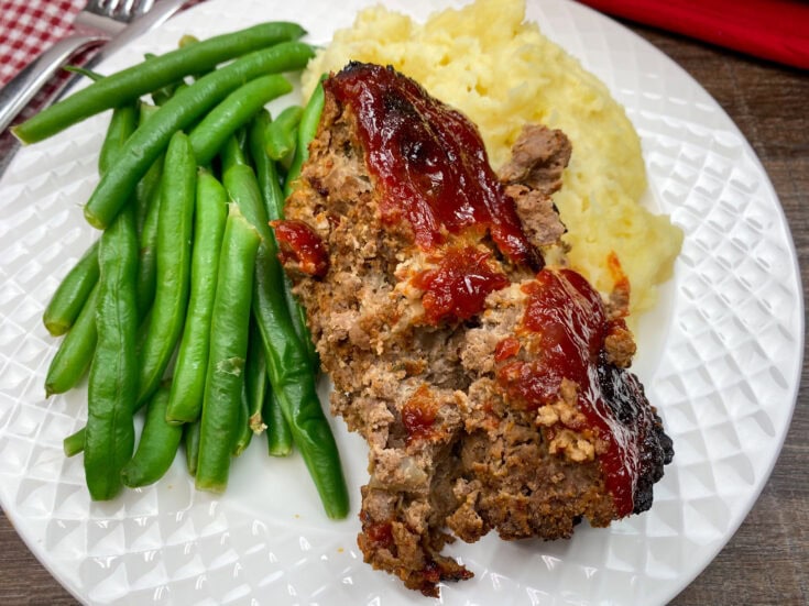 Easy Classic Meatloaf Without Bread Crumbs (Low Carb) Back To My