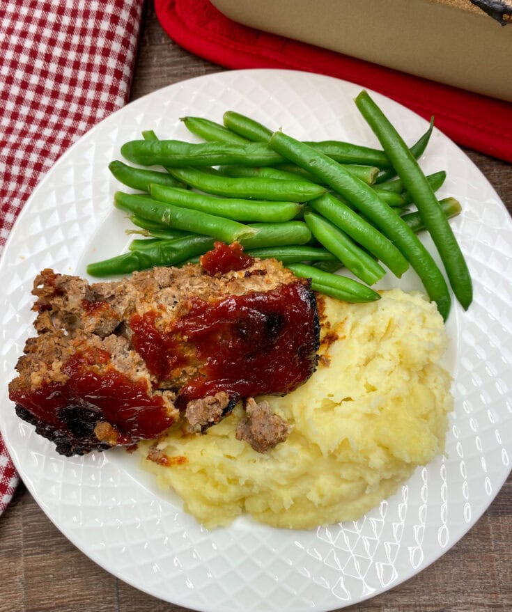 Easy Classic Meatloaf Without Bread Crumbs (Low Carb) Back To My