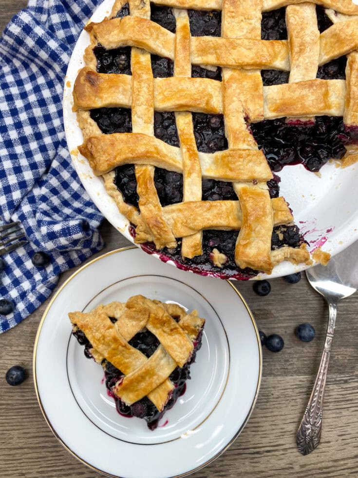 Blueberry Pie Recipe With Frozen Blueberries Back To My Southern Roots 