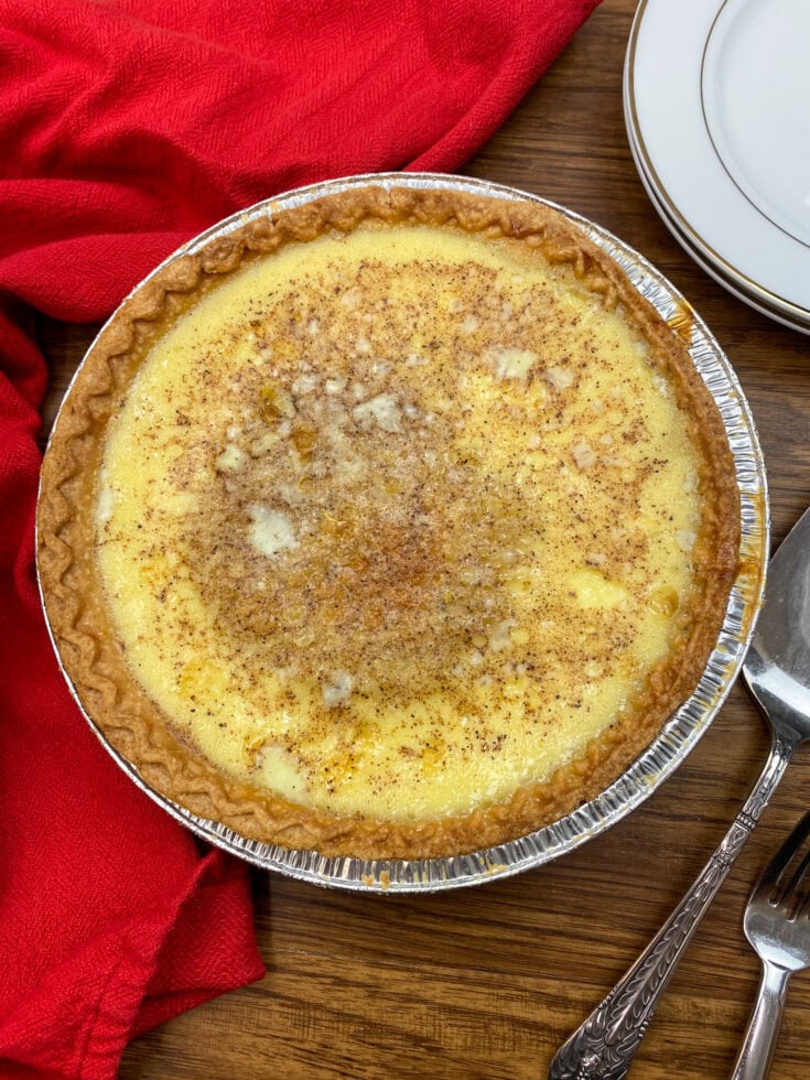 Old Fashioned Southern Egg Custard Pie Recipe - Back To My Southern Roots