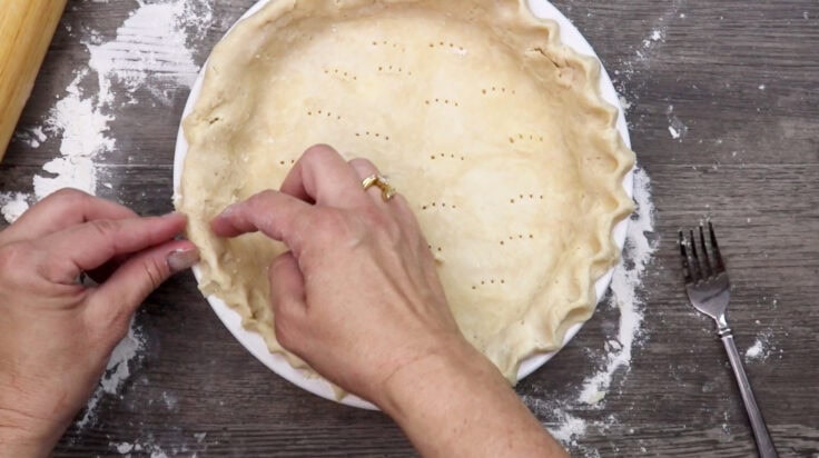 How to Crimp Pie Crust