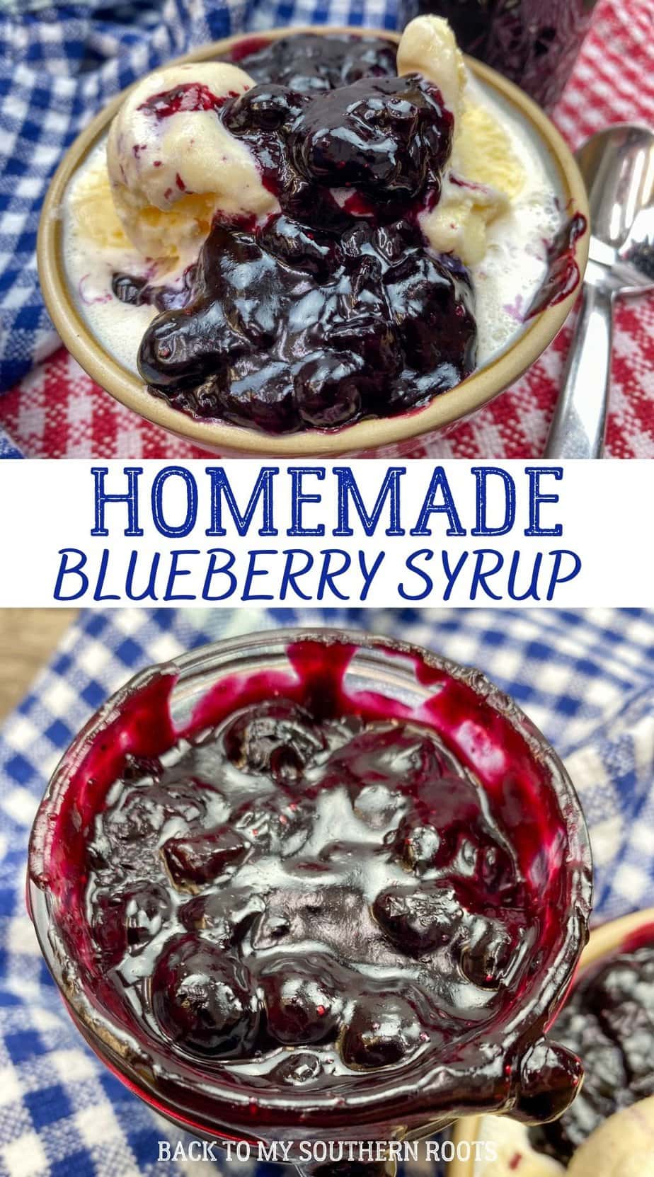 Easy Homemade Blueberry Syrup - Back To My Southern Roots