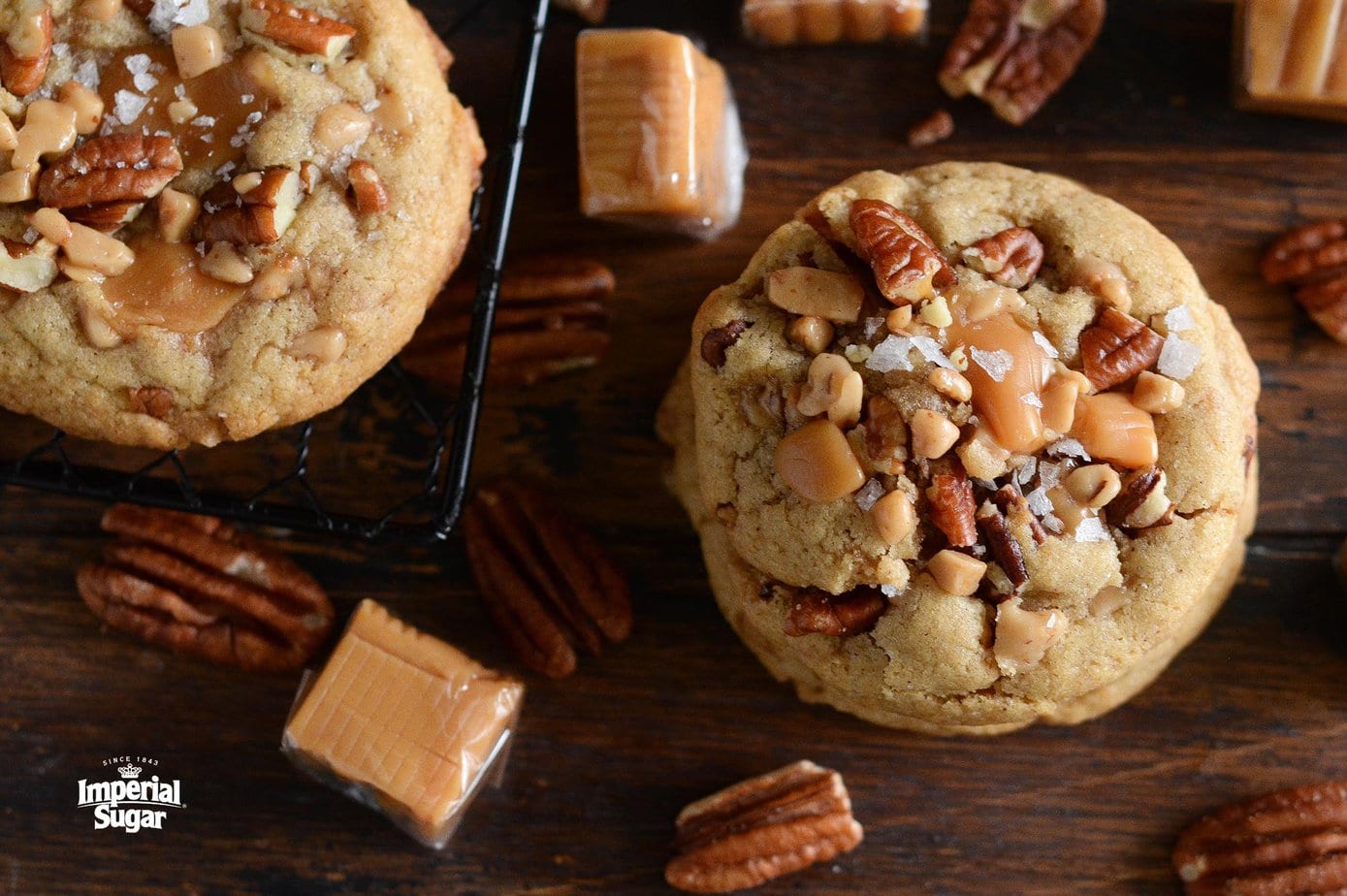caramel crunch chocolate chunklet cookies
