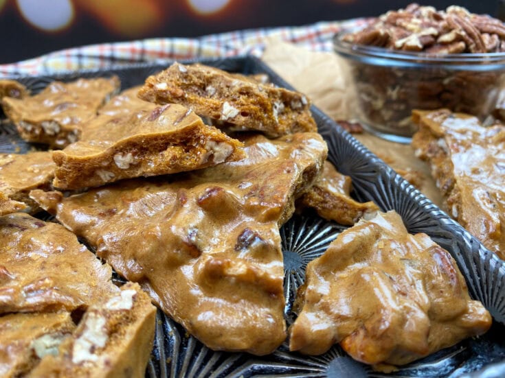 Easy Pecan Brittle Recipe Back To My Southern Roots