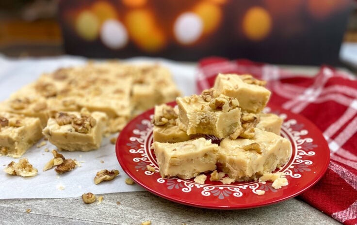 Easy Maple Walnut Fudge Recipe Back To My Southern Roots   Walnut Maple Fudge E1631119066790 